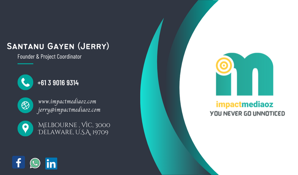 Business Card front